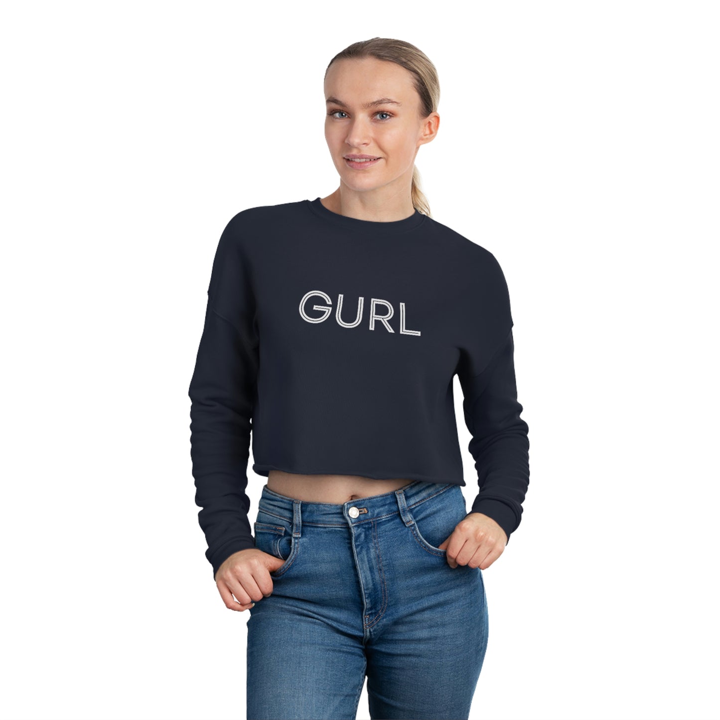 Women's Cropped Sweatshirt - GURL