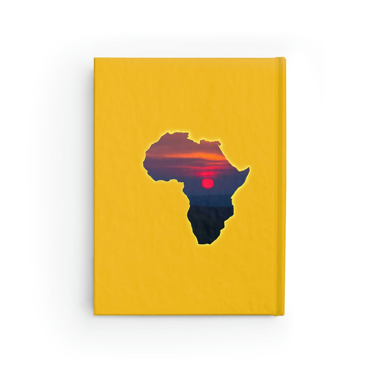 AFRICA Journal Hardcover - Ruled Line - Yellow Cover